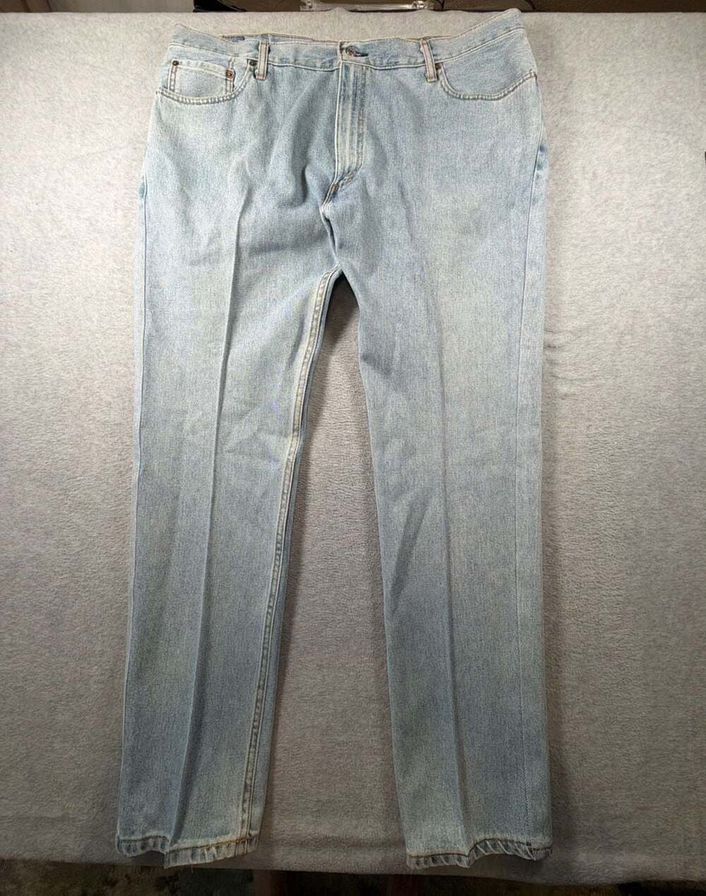 Levi's 505 Regular Fit Straight Leg Jeans Men's Light Wash 42x32